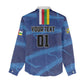 Custom Central African Republic Football Women Casual Shirt African Come On Les Fauves LT01
