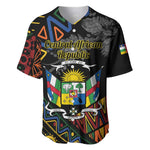 Personalized Central African Republic Baseball Jersey Protea - African Pattern