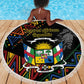 Central African Republic Beach Blanket Protea - African Pattern