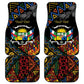 Central African Republic Car Mats Protea - African Pattern