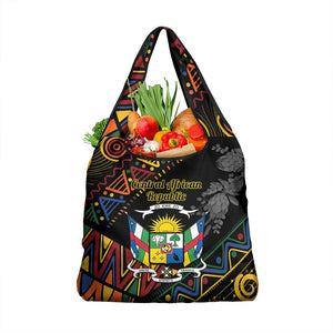 Central African Republic Grocery Bag Protea - African Pattern