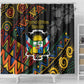 Central African Republic Shower Curtain Protea - African Pattern