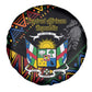 Central African Republic Spare Tire Cover Protea - African Pattern