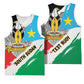 Personalized South Sudan Basketball Jersey East Africa - Grunge Flag Unique - African Pride