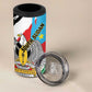 Personalized South Sudan 4 in 1 Can Cooler Tumbler East Africa - Grunge Flag Unique