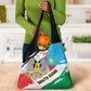 South Sudan Grocery Bag East Africa - Grunge Flag Unique