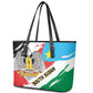 South Sudan Leather Tote Bag East Africa - Grunge Flag Unique