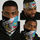 South Sudan Neck Gaiter East Africa - Grunge Flag Unique - African Pride