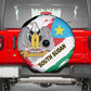 South Sudan Spare Tire Cover East Africa - Grunge Flag Unique