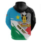 Personalized South Sudan Zip Hoodie East Africa - Grunge Flag Unique