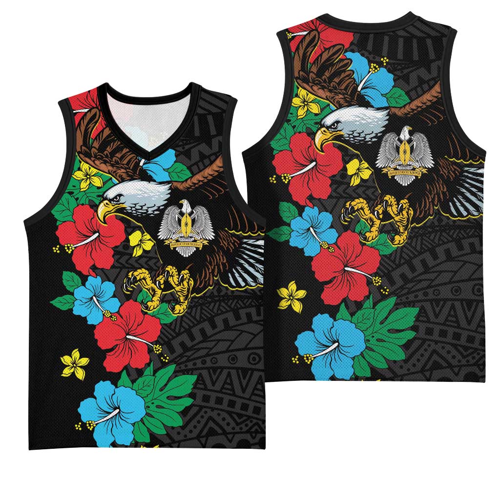 South Sudan Basketball Jersey African Pattern Hibiscus Floral - African Pride