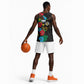 South Sudan Basketball Jersey African Pattern Hibiscus Floral - African Pride