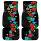 South Sudan Car Mats African Pattern Hibiscus Floral