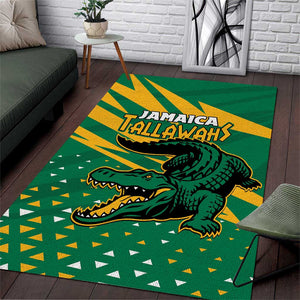 Afro Jamaica Cricket Tallawahs Area Rug Fi Wi Tallawahs Champions