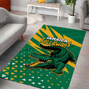 Afro Jamaica Cricket Tallawahs Area Rug Fi Wi Tallawahs Champions