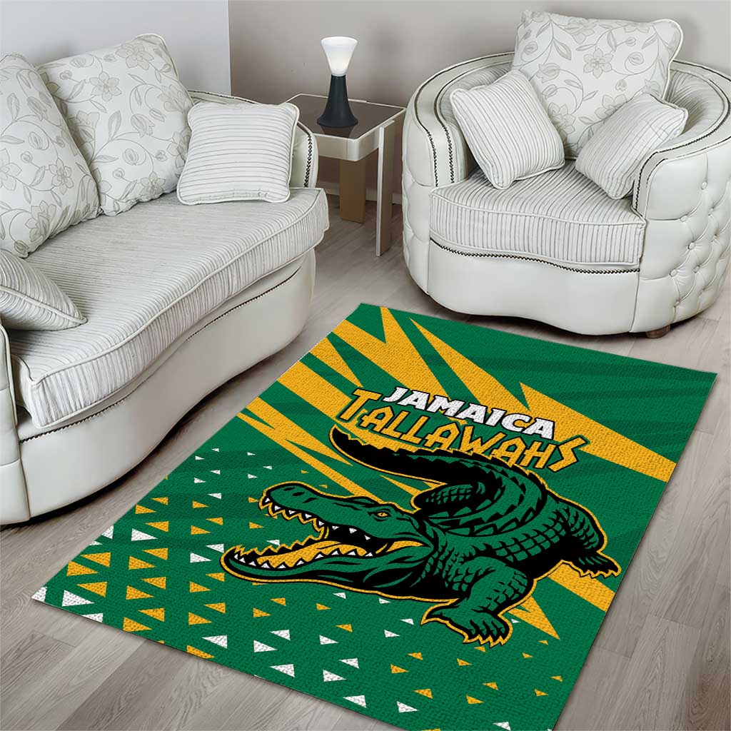 Afro Jamaica Cricket Tallawahs Area Rug Fi Wi Tallawahs Champions