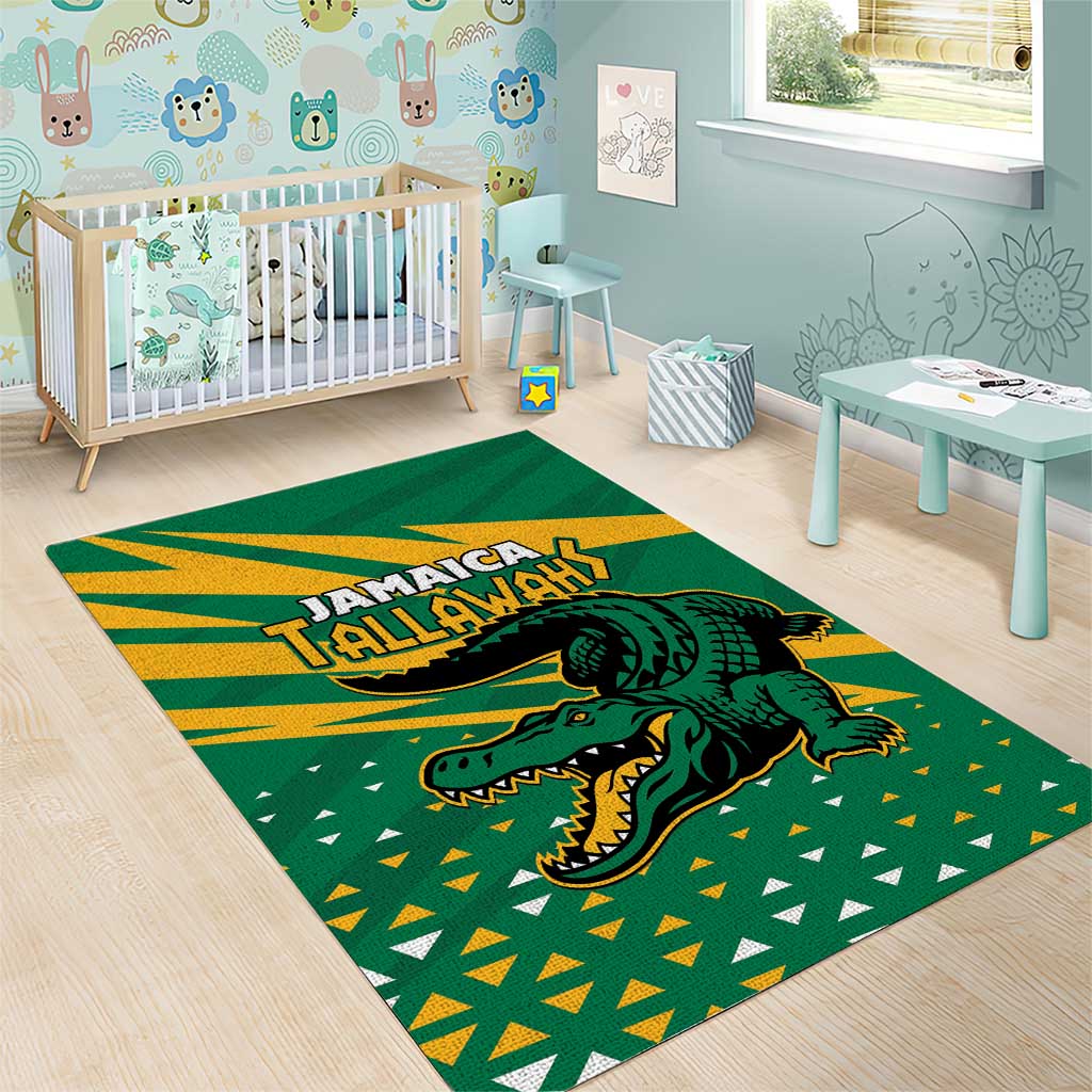 Afro Jamaica Cricket Tallawahs Area Rug Fi Wi Tallawahs Champions