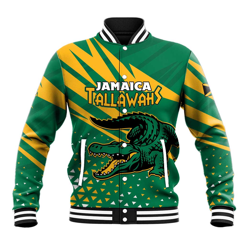 Custom Afro Jamaica Cricket Tallawahs Baseball Jacket Fi Wi Tallawahs Champions
