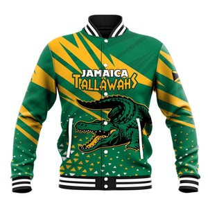 Custom Afro Jamaica Cricket Tallawahs Baseball Jacket Fi Wi Tallawahs Champions