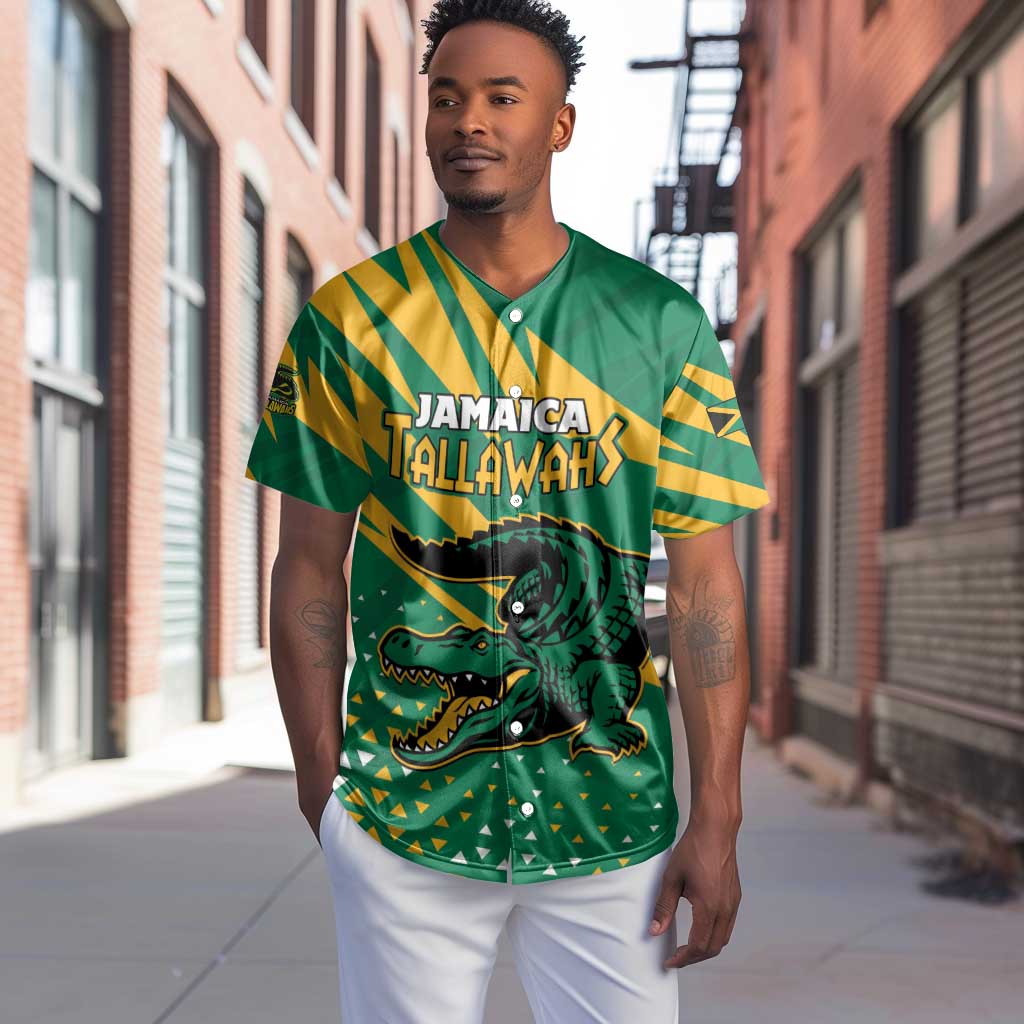 Custom Afro Jamaica Cricket Tallawahs Baseball Jersey Fi Wi Tallawahs Champions