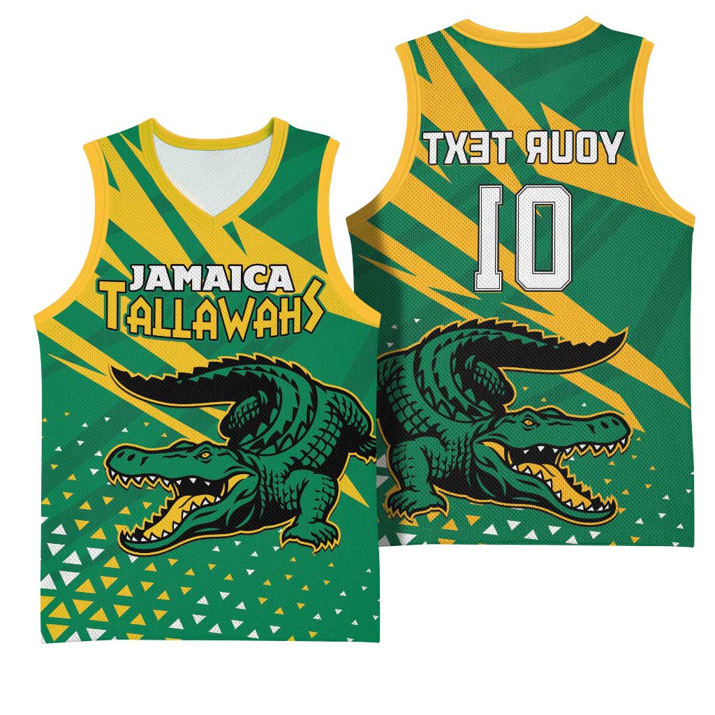 Custom Afro Jamaica Cricket Tallawahs Basketball Jersey Fi Wi Tallawahs Champions - African Pride