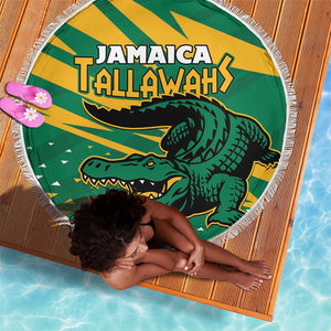 Afro Jamaica Cricket Tallawahs Beach Blanket Fi Wi Tallawahs Champions