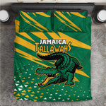 Afro Jamaica Cricket Tallawahs Bedding Set Fi Wi Tallawahs Champions
