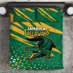 Afro Jamaica Cricket Tallawahs Bedding Set Fi Wi Tallawahs Champions