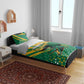 Afro Jamaica Cricket Tallawahs Bedding Set Fi Wi Tallawahs Champions