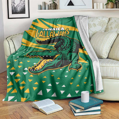 Afro Jamaica Cricket Tallawahs Blanket Fi Wi Tallawahs Champions