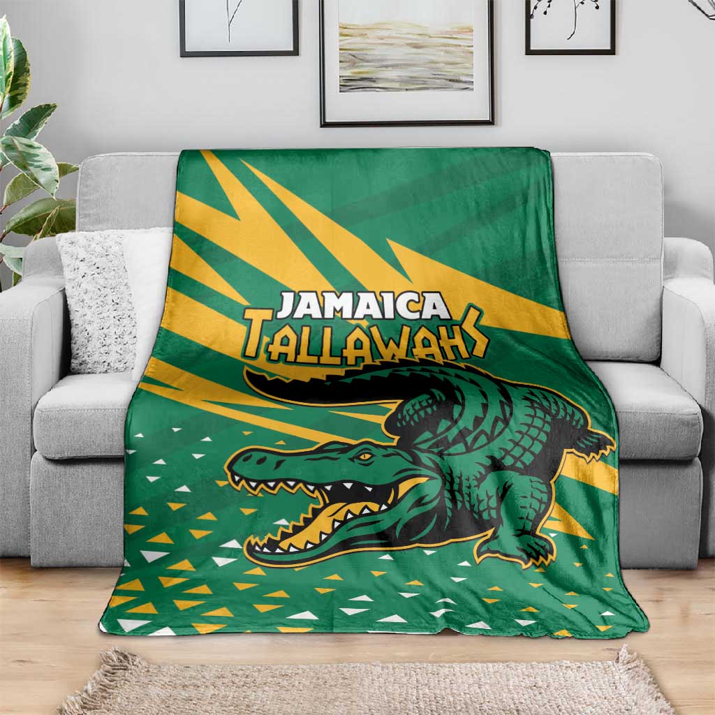 Afro Jamaica Cricket Tallawahs Blanket Fi Wi Tallawahs Champions