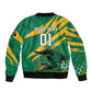 Custom Afro Jamaica Cricket Tallawahs Bomber Jacket Fi Wi Tallawahs Champions