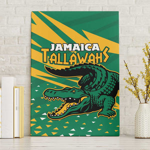 Afro Jamaica Cricket Tallawahs Canvas Wall Art Fi Wi Tallawahs Champions