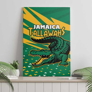 Afro Jamaica Cricket Tallawahs Canvas Wall Art Fi Wi Tallawahs Champions