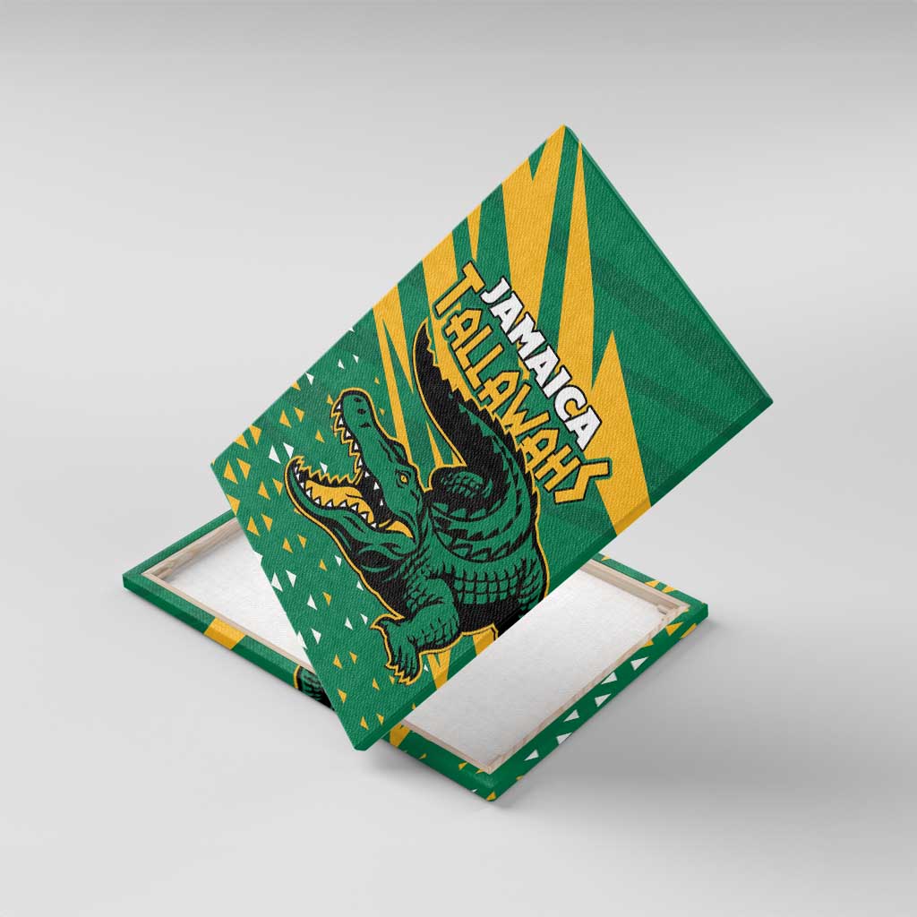 Afro Jamaica Cricket Tallawahs Canvas Wall Art Fi Wi Tallawahs Champions