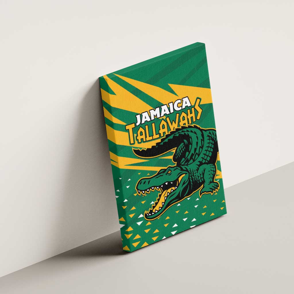 Afro Jamaica Cricket Tallawahs Canvas Wall Art Fi Wi Tallawahs Champions