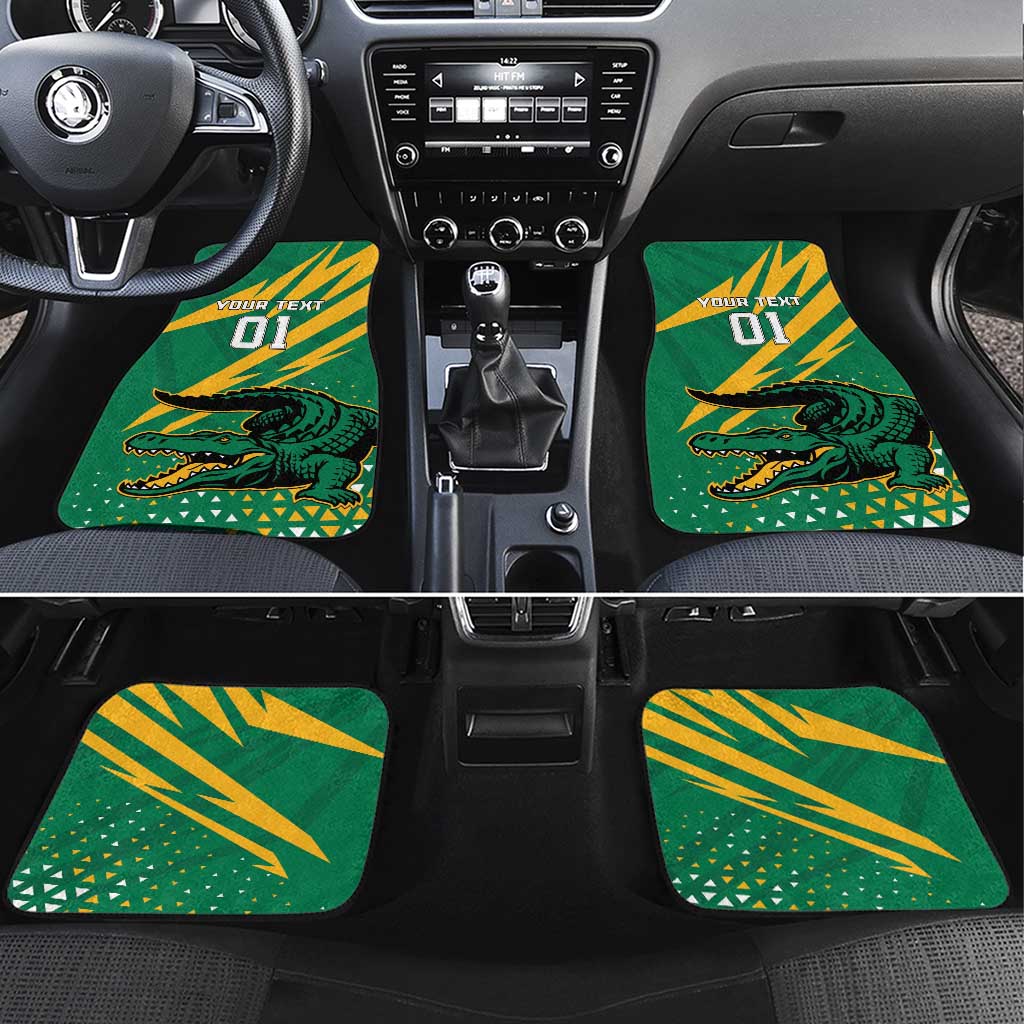 Afro Jamaica Cricket Tallawahs Car Mats Fi Wi Tallawahs Champions