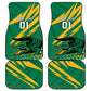 Afro Jamaica Cricket Tallawahs Car Mats Fi Wi Tallawahs Champions