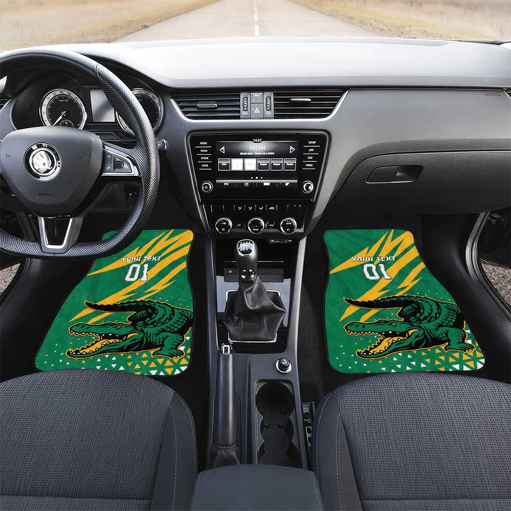 Afro Jamaica Cricket Tallawahs Car Mats Fi Wi Tallawahs Champions