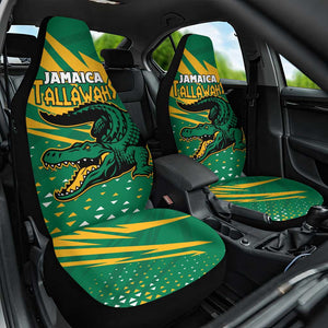 Afro Jamaica Cricket Tallawahs Car Seat Cover Fi Wi Tallawahs Champions