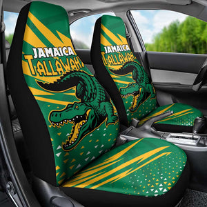 Afro Jamaica Cricket Tallawahs Car Seat Cover Fi Wi Tallawahs Champions