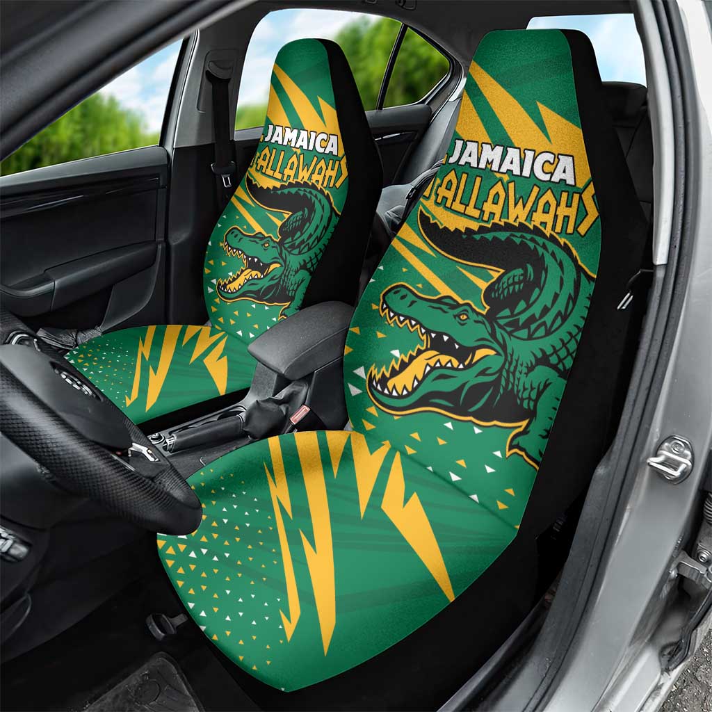 Afro Jamaica Cricket Tallawahs Car Seat Cover Fi Wi Tallawahs Champions