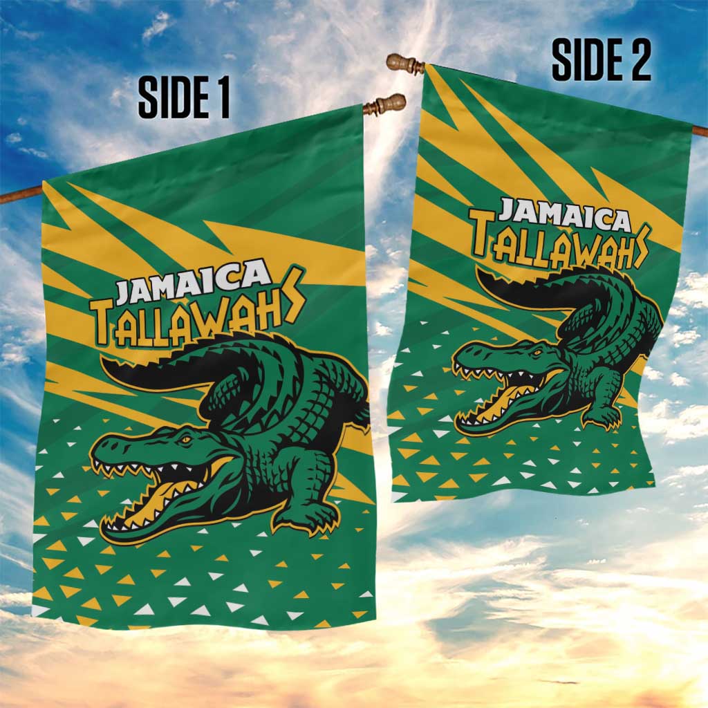 Afro Jamaica Cricket Tallawahs Garden Flag Fi Wi Tallawahs Champions
