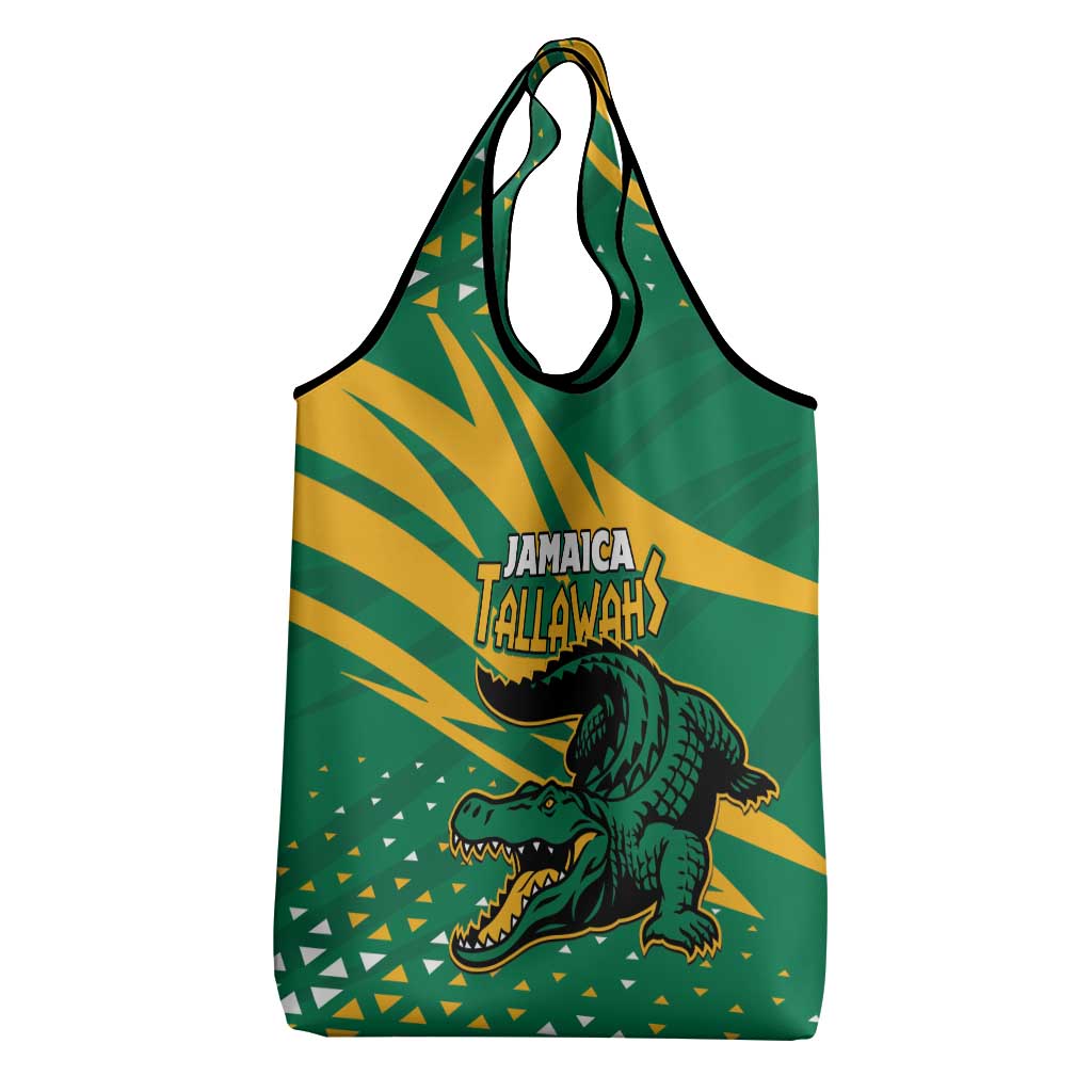 Afro Jamaica Cricket Tallawahs Grocery Bag Fi Wi Tallawahs Champions