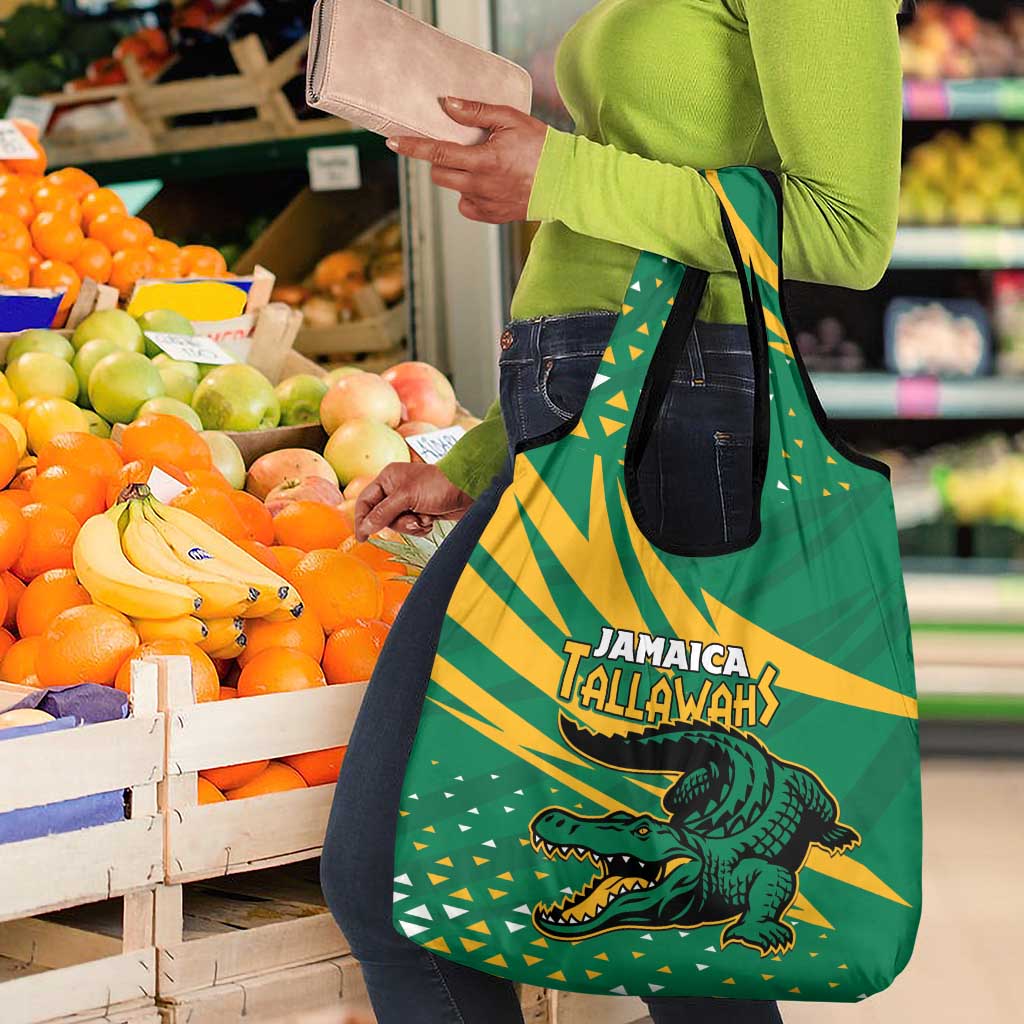 Afro Jamaica Cricket Tallawahs Grocery Bag Fi Wi Tallawahs Champions