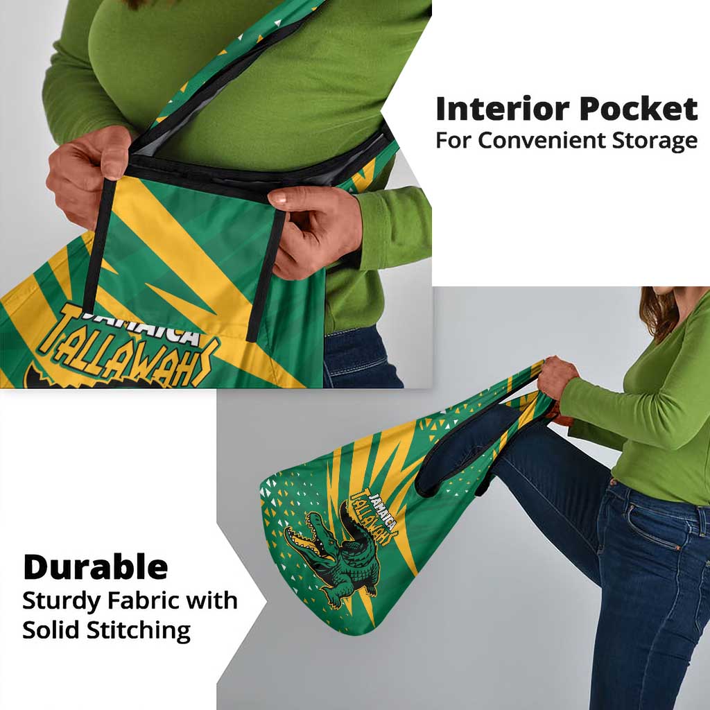 Afro Jamaica Cricket Tallawahs Grocery Bag Fi Wi Tallawahs Champions
