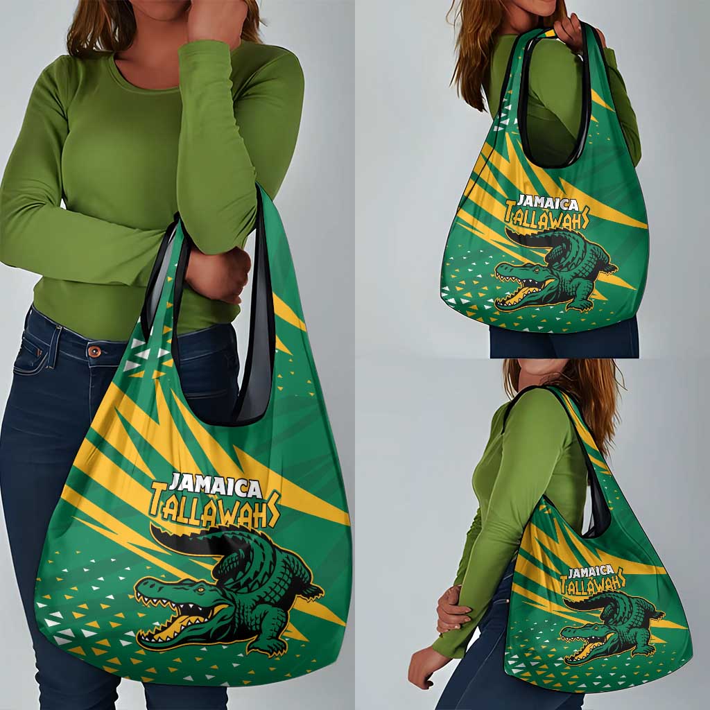 Afro Jamaica Cricket Tallawahs Grocery Bag Fi Wi Tallawahs Champions