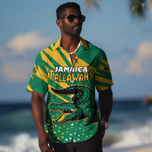 Custom Afro Jamaica Cricket Tallawahs Hawaiian Shirt Fi Wi Tallawahs Champions