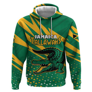 Custom Afro Jamaica Cricket Tallawahs Hoodie Fi Wi Tallawahs Champions