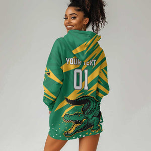 Custom Afro Jamaica Cricket Tallawahs Hoodie Dress Fi Wi Tallawahs Champions